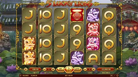 5 Lucky Lions - Habanero