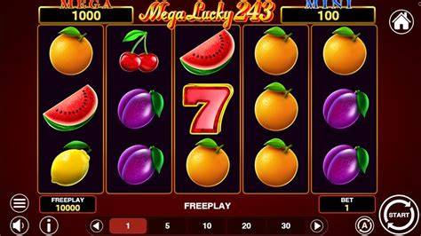 Mega Lucky 243 - 1Spin4Win